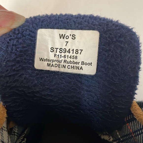 Sperry argyle duck boots women’s size 7 - Picture 8 of 13